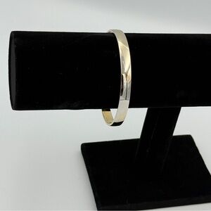 J.Crew Gold-Tone Bangle Bracelet - Classic & Minimalist Great for Stacking